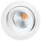 JUNISTAR ECO ISOSAFE downlight pack de 8 blanc LED 6W 3000K classe II IP44
