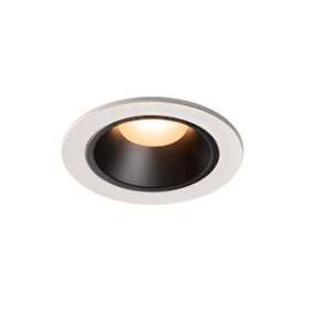 NUMINOS S, encastré de plafond, 55DEG, blanc/noir, LED, 8,6W, 2700K, IP20/IP44|SLV-DC51003787