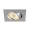 NEW TRIA 68 carré, LED, encastré, alu brossé, 5,3W, 3000K, 38DEG, al|SLV-DC5113966