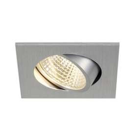 NEW TRIA 68 carré, LED, encastré, alu brossé, 5,3W, 3000K, 38DEG, al|SLV-DC5113966