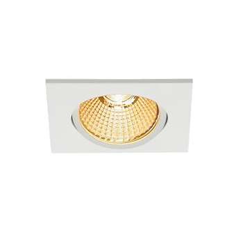 NEW TRIA 68, encastré de plafond intérieur, simple, carré, blanc mat, LED, 11W,|SLV-DC51003069
