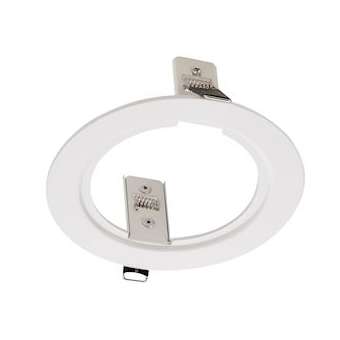 TWISTER cadre simple, rond, blanc|SLV-DC5112971