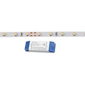 FLEXO-Ruban n/protg. IP20 24V 4,6W/m 60 LED/m 4200K 390 lm/m, lg 5m, alim.incl.|Aric-ARI55242