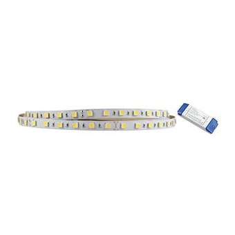 FLEXO-Ruban n/protg. IP20 24V 18W/m 65 LED/m 4200K 1370 lm/m, lg 5m, alim.incl.|Aric-ARI55216