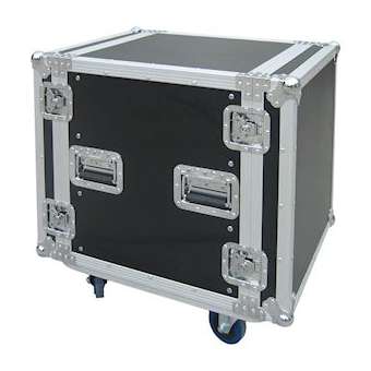 Rack 12 unités, Coffret rack universel 19 '12U, avec roulettes, noir|Sonoprof-ONF00009781
