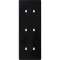 Façade HITERA NOIR SOFT TRIPLE VERTICALE B2 B2 B2|Modelec-MD8356-482