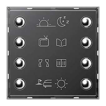 Commande 8 boutons-poussoirs MyHOME_Up Axolute|Bticino-TICH4652