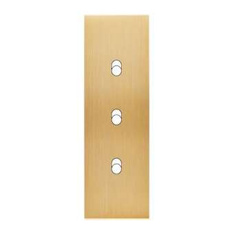 Façade CONFIDENCE LAITON BROSSE ETROITE LONGUE 3 BASCULEURS|Modelec-MD8103-410M