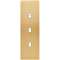 Façade CONFIDENCE LAITON BROSSE ETROITE LONGUE 3 BASCULEURS|Modelec-MD8103-410M