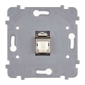Mécanisme RJ45 CAT6A BLINDE (3M) POUR COLLECTION CONFIDENCE|Modelec-MD8087-410G