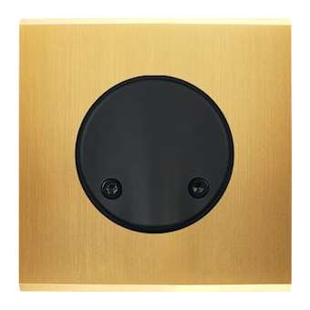 Façade CONFIDENCE LAITON SATINE SIMPLE SC AIMANT|Modelec-MD8197-419M