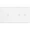 Façade CONFIDENCE LAITON BLANC DOUBLE HORIZONTALE B1 B2|Modelec-MD8177-413M