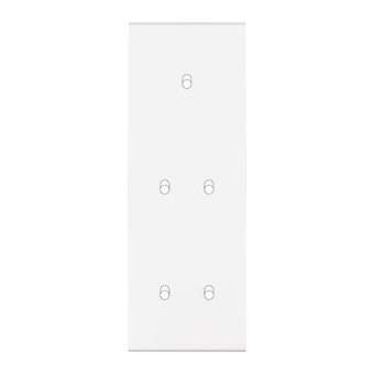 Façade CONFIDENCE LAITON BLANC TRIPLE VERTICALE B1 B2 B2|Modelec-MD8355-413M