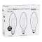Ecopack Lot 3Pcs Led Fil C35 E14 2W (22W) 220Lm 827 Clair