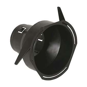 Manchette trident en plastique D80 vers D125 hauteur 127mm|Aldes-ALD11085343