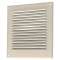 Grille extérieure GAT 200x250 mm - Blanc avec grillage anti-moustique