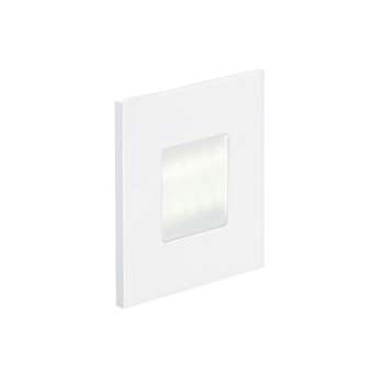BALIZ 2 - Encastré Mur carré, fixe, blanc, LED intég. 0,92W 4200K 74lm|Aric-ARI50262