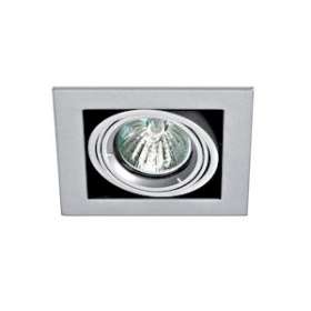 QUADRA 110 - Encastré GU5,3, orientable et basc., gris, lampe non incl.|Aric-ARI4180