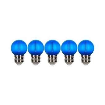 Ecopack Lot 5Pcs Led Party Fil G45 E27 0.6W Bleu Pc|Bailey-BIY143029