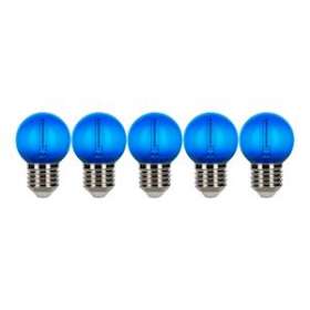 Ecopack Lot 5Pcs Led Party Fil G45 E27 0.6W Bleu Pc|Bailey-BIY143029