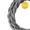 Cordon Textile Torsadé 3C 50M Argent|Bailey-BIY145043