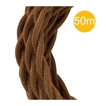 Cordon Textile Torsadé 3C 50M Marron|Bailey-BIY145042