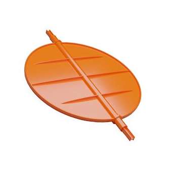 Volet de réglage de débit en ABS de diamètre 200 mm pour plénum prêt-à-poser|Baillindustrie-BLLVOLETABS200