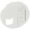 Enjoliveur Céliane pour prise simple pour réseau Optimum - Blanc|Legrand-LEG068291