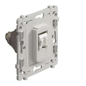 kallysta prise RJ45 simple - catégorie 5e STP pour Grade 1|Hager-HAGWK217