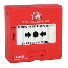 Alarme incendie - Déclencheur manuel à membrane déformable - Désenfumage|Kaufel-KAU535130