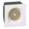 Prise pour manipulateur pour appel seul Mosaic 2 modules - blanc antimicrobien