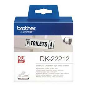 Ruban continu film, Noir/Blanc - largeur 62 mm|Brother france-BRTDK22212