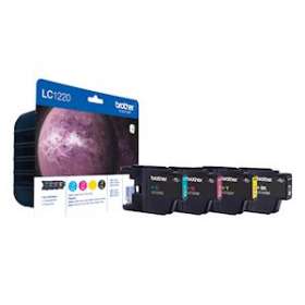 Pack blister de 4 cartouches d'encre pour DCP-J525W, DCP-J725DW, DCP-J92|Brother france-BRTLC1220VALBP