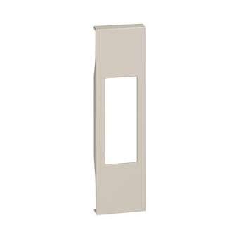 Plastron de finition Living Now pour interrupteur bipolaire 1 module - sable|Bticino-TICBTKM02