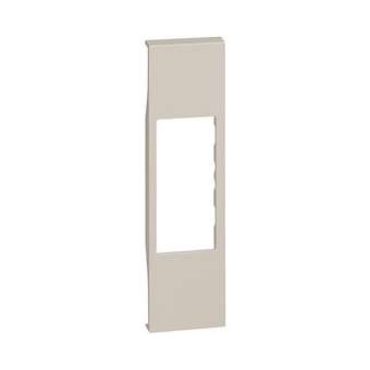 Plastron de finition Living Now pour prise RJ45 1 module - sable|Bticino-TICBTKM07
