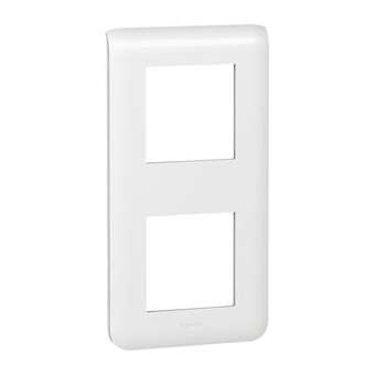 Plaque Mosaic 2x2 modules vertical - blanc|Legrand-LEG078822
