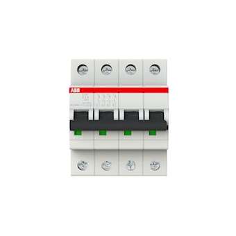 S200 Disjoncteur modulaire- 4P - 2A courbe Z - 6000A/10kA (4 modules)-peignable|ABB-ABB353504