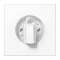 Enjoliveur pour interrupteur rotatif / LS 990 Blanc|Jung france-IUNLS1941WW