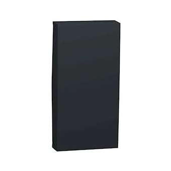 Unica - enjoliveur interrupteur ou bouton-poussoir - 1 mod - Anthracite|Schneider Electric-SCHNU910054
