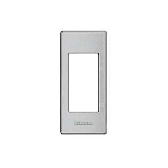 Plaque avec support Livinglight installation profilé ou saillie - Tech 1 module|Bticino-TICLND4811TE