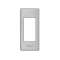 Plaque avec support Livinglight installation profilé ou saillie - Tech 1 module|Bticino-TICLND4811TE