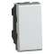 Poussoir 6A 250V~ Mosaic 1 module - alu