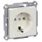 System M - Prise courant 2 p terre s huko mp blanc|Schneider Electric-SCHMTN2301-0319