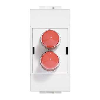 Connecteur fibre optique ST Livinglight - Blanc - 1 module|Bticino-TICN4268ST