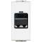 Connecteur d'accouplement pour fibre optique Livinglight - Blanc - 1 module|Bticino-TICN4268LC