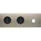 Façade CONFIDENCE LAITON ACIER TRIPLE HORIZONTALE PC PC M1|Modelec-MD8313-412M
