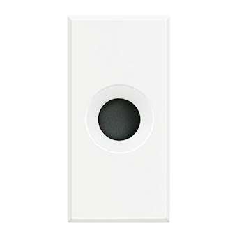 Sortie de câble D9mm - 1 module Axolute - finition White|Bticino-TICHD4953