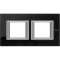 Plaque rectangulaire Axolute Verre 2+2 modules horizontal - Nighter