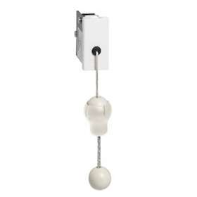 Interrupteur à tirette Mosaic - 1 module - blanc antimicrobien|Legrand-LEG076677