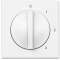 Sélecteur commutateur rotatif Axolute 4 positions ventilation -White 2modules|Bticino-TICHD4016